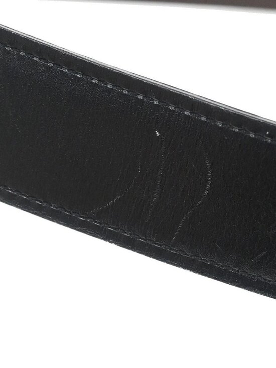 Hermes Black Box Calf Togo Constance Guilloche Reversible Belt main image 5